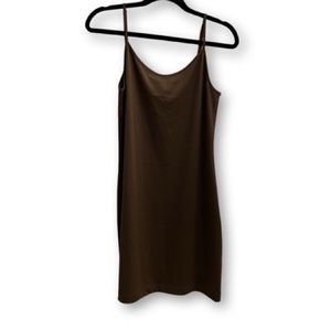 NWOT Banana Republic True Hue Dress, Size M, Chocolate Brown